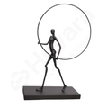 Abstract circle figure on white background