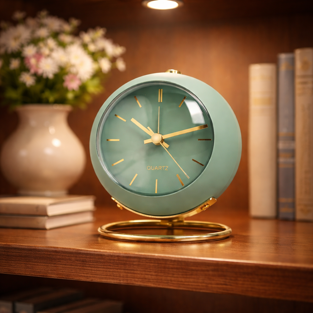 Retro Glow Analog Alarm Clock