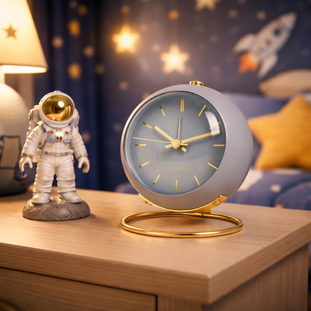 Retro Glow Analog Alarm Clock