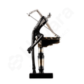 Statue of a archer with bow on a white background