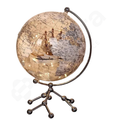 Cream and clear globe