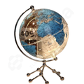 Blues and cream globe