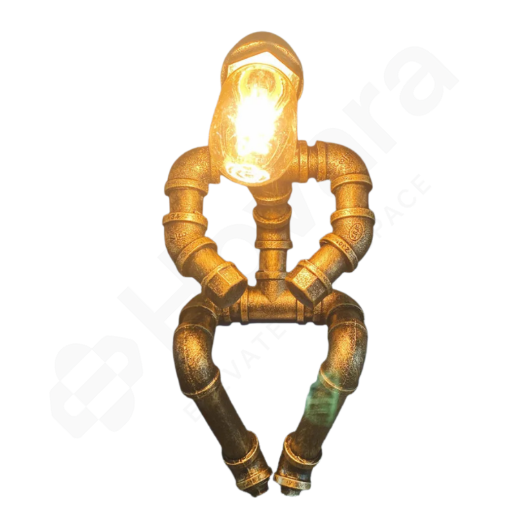 Steampunk sitting lamp