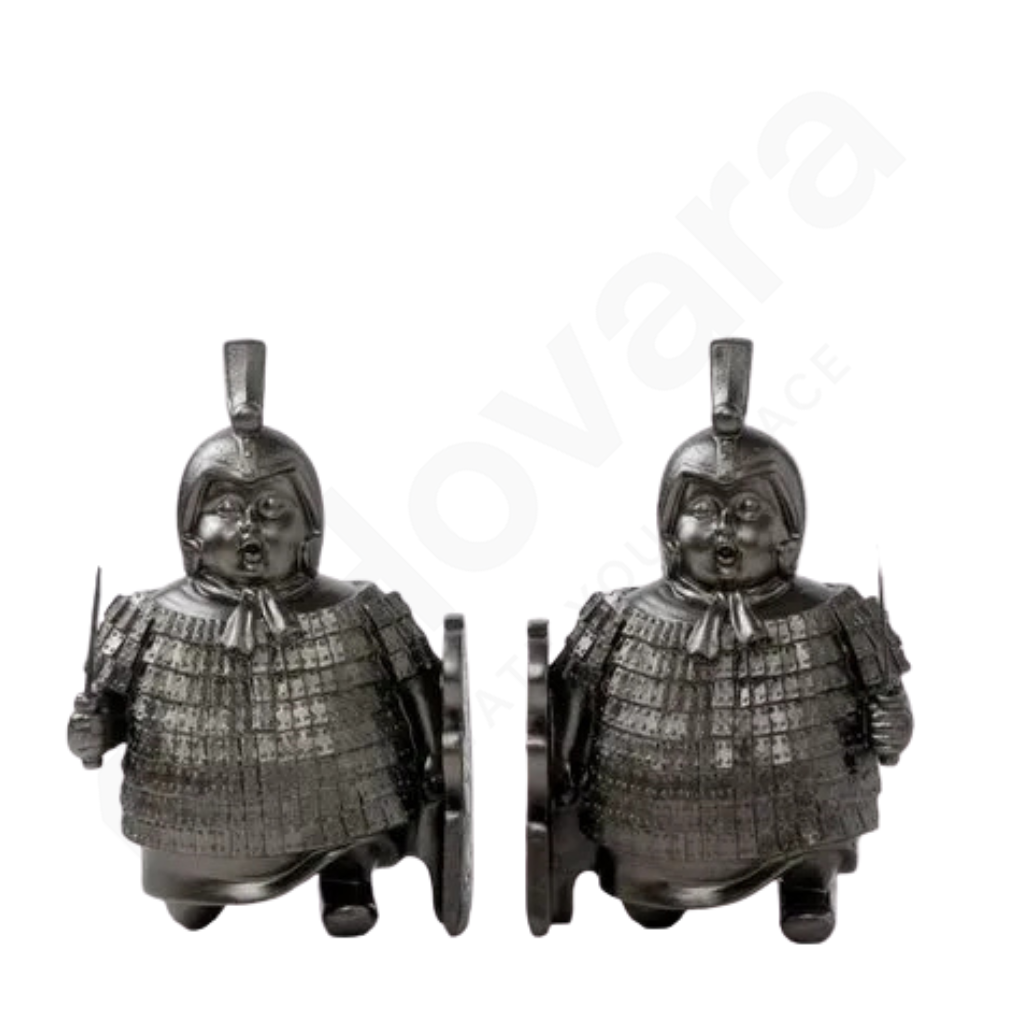 Samurai warrior bookends