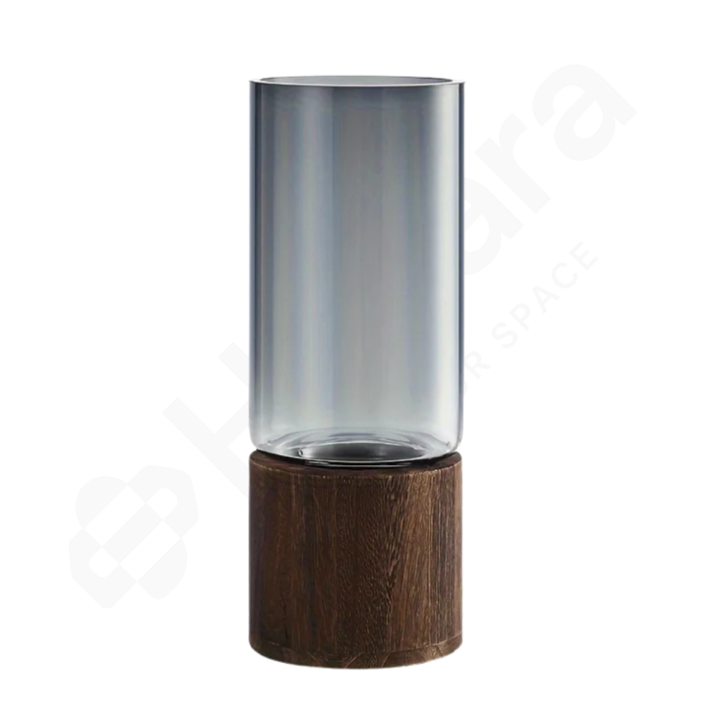 Smoked Glass Vase