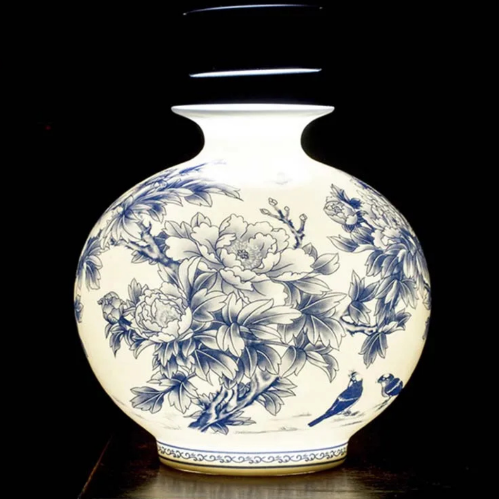 Imperial Bloom Porcelain Vase Collection